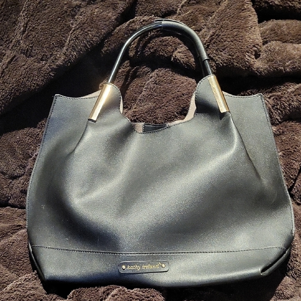 Kathy Ireland Black Tote Bag